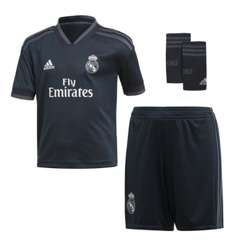 Kids Real Madrid 18/19 Away Soccer Sets (Shirt+Shorts+Socks)